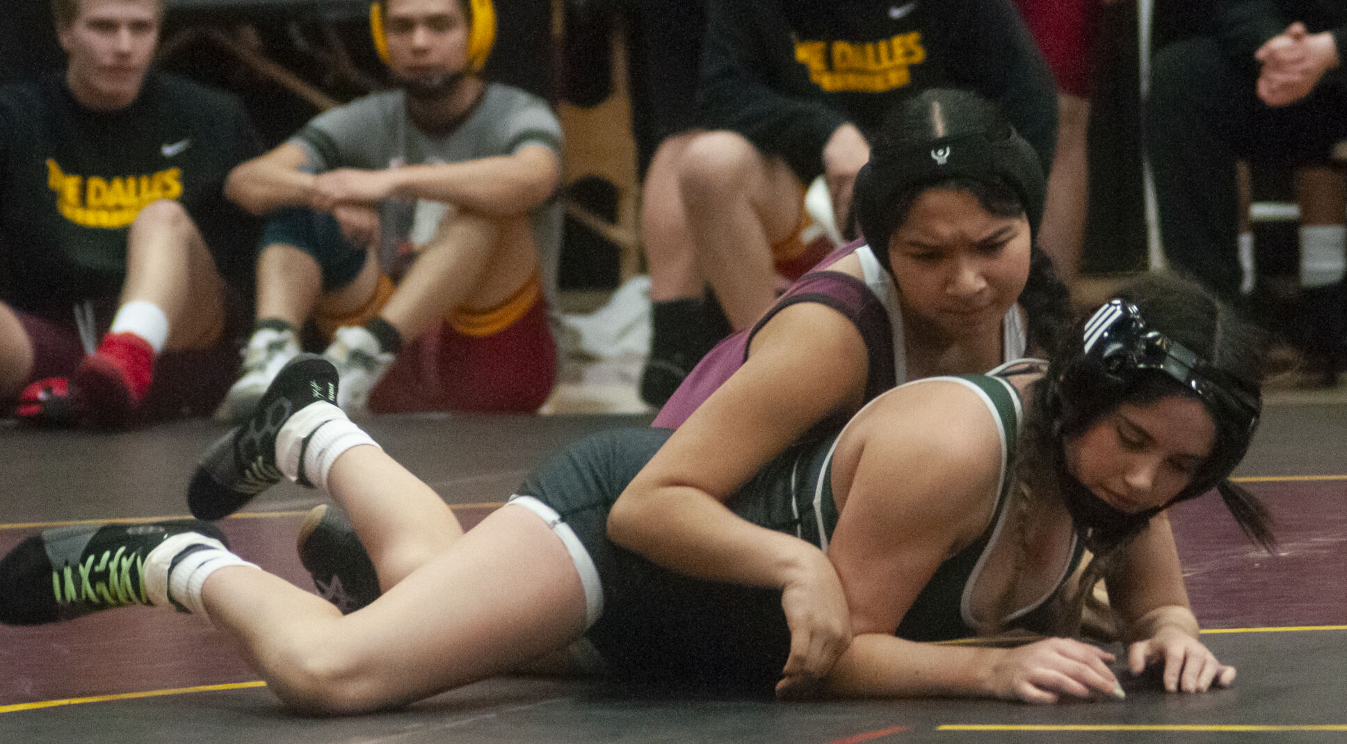 The Dalles wrestlers compete for postseason spots